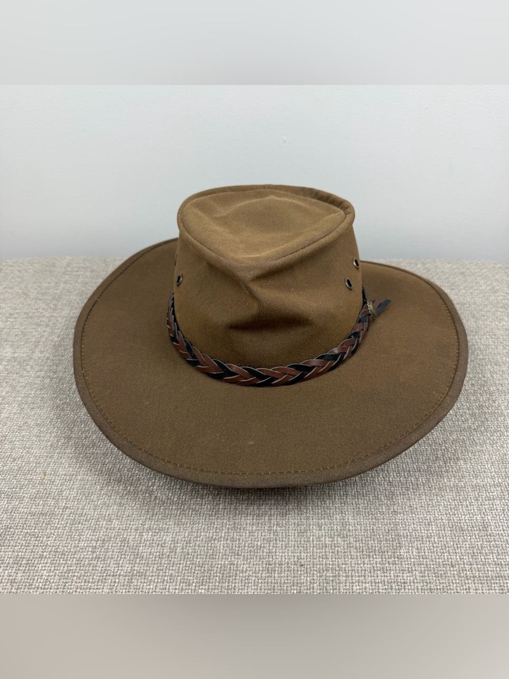 Australian Stockman Outfitters Brown Felt Dundee Outback Cougar Ranch Sun Hat